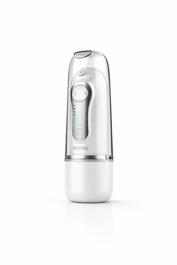 NEW HYDRO FLOSS ホワイト PESITRO Hydro Floss 360 — іригатор для зубів, 48 режимів